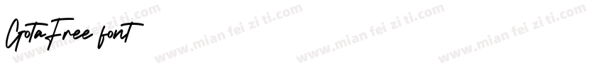 GotaFree font字体转换